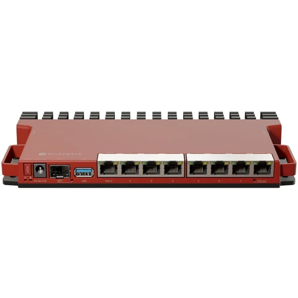MikroTik BOARD L009UiGS-RM router červený - Routery - Obrázek G48B000O01