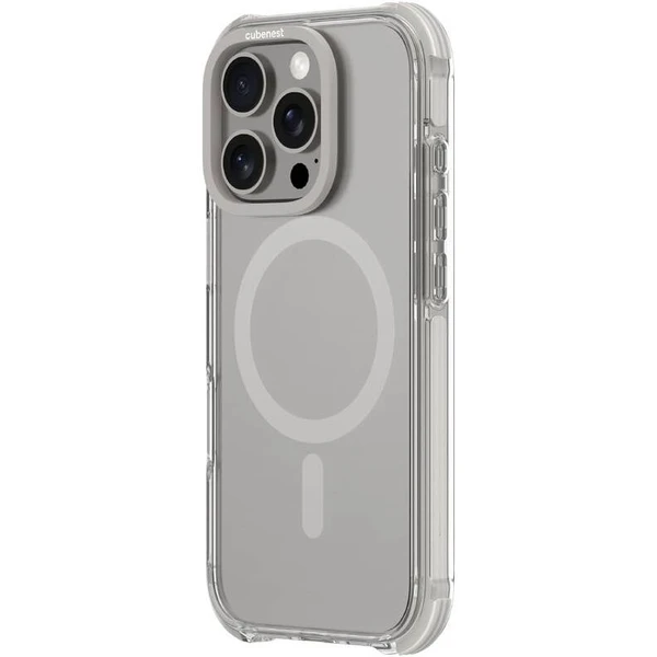 Cubenest MagPro Strong Guard kryt iPhone 16 Pro přírodní titan - Pouzdra - Obrázek G5DF000L01