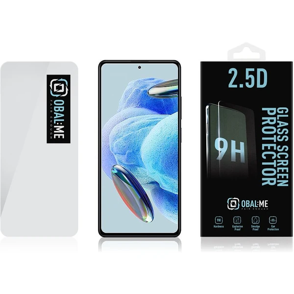 Obal:Me 2.5D tvrzené sklo Xiaomi Redmi Note 12 Pro 5G čiré - Ochranné folie a skla - Obrázek G5K6000701