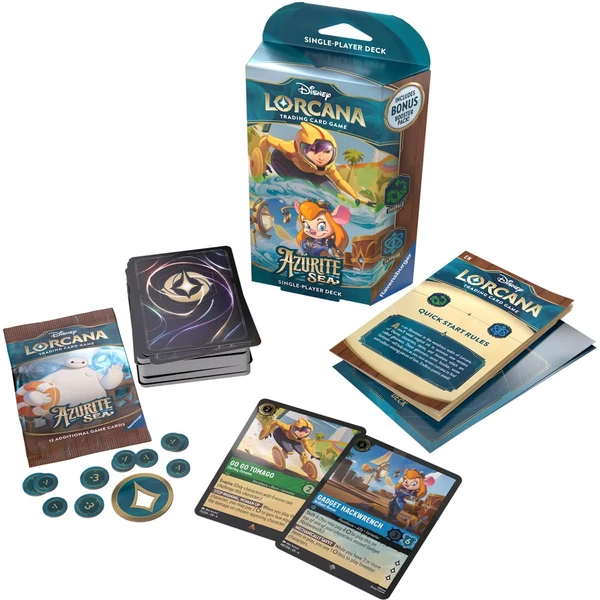 Disney Lorcana: Azurite Sea - Starter Deck Emerald & Sapphire  - Disney Lorcana TCG - Obrázek G5O9000P01