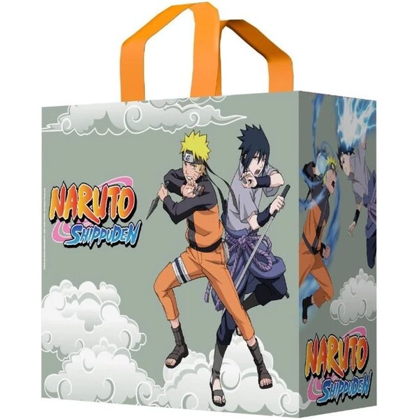 Naruto Shippuden Nákupní taška Naruto a Sasuke Šedá