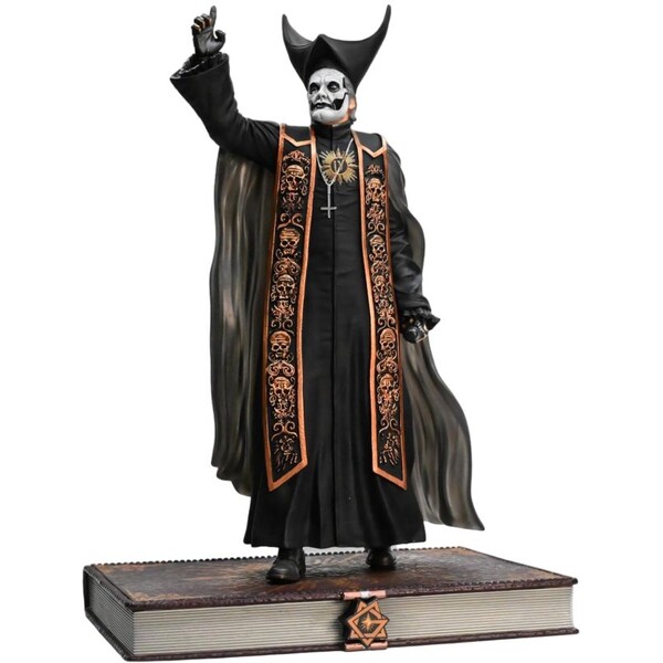 Soška KnuckleBonz Rock Iconz Ghost - 1/9 Papa Emeritus IV