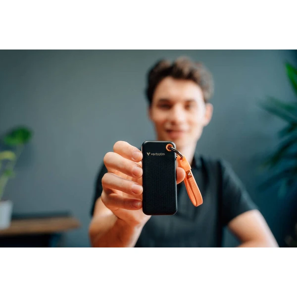 Verbatim Pocket SSD 1TB USB-C černá/oranžová - SSD disky - Obrázek G7JD000P01