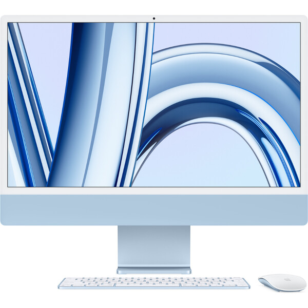 CTO Apple iMac 24" (2023) / Blue / 1Gbps / 16GB / Mouse / CZ Touch ID NUM KLV / 256GB SSD