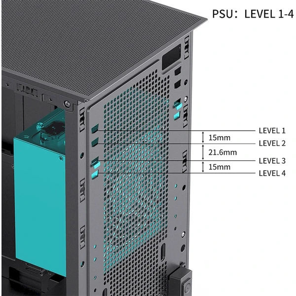 Jonsbo D41 MESH Screen černá - Počítačové skříně - Obrázek G7UD000K01