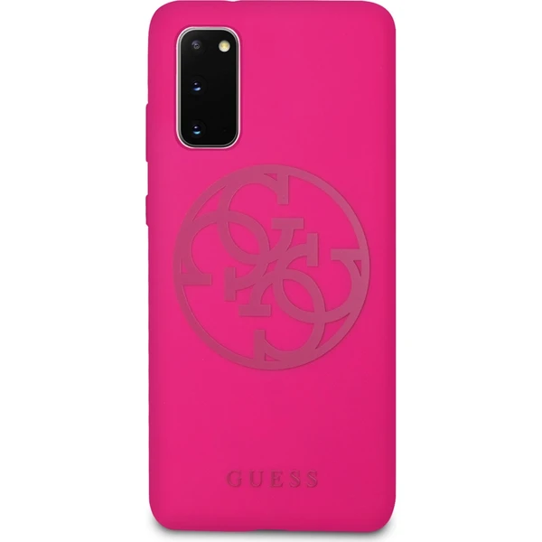 Guess 4G Tone Logo kryt Samsung Galaxy S20 fuchsiový - Pouzdra - Obrázek G81N200301