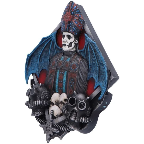 Nástěnná plaketa Nemesis Now Ghost - Papa Emeritus IV 29,5 cm - Dekorace - Obrázek G8EE000K01