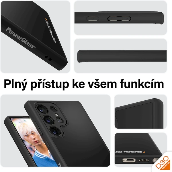 PanzerGlass HardCase D3O Samsung Galaxy S24 Ultra (Black edition) - Pouzdra - Obrázek G9D1000O01