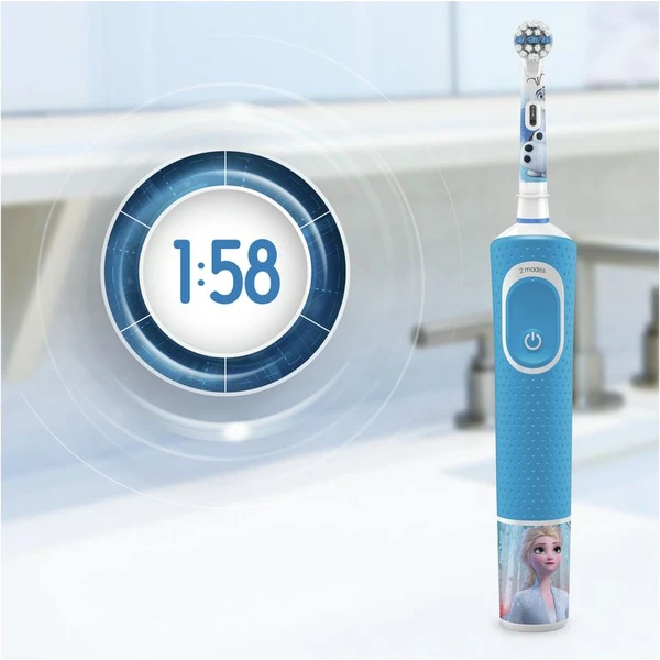 Oral-B Vitality D100 Kids 3+ dětský zubní kartáček Frozen II. + cestovní pouzdro - Zubní kartáčky - Obrázek G9HW400301