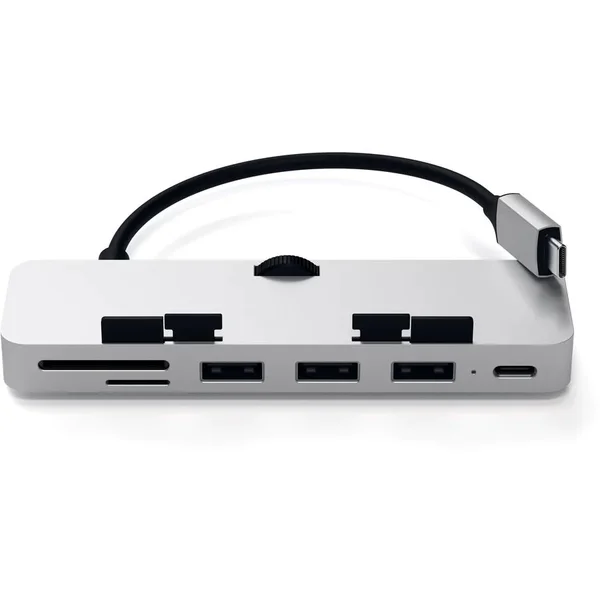 Satechi Aluminum Clamp Pro Hub stříbrný - USB huby - Obrázek G9L2700301