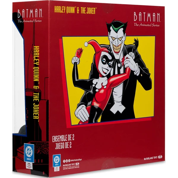 Akční figurky McFarlane Toys Batman: The Animated Series - Harley Quinn and Joker (Gold Label) 15 cm - Figurky - Obrázek G9YM000K01