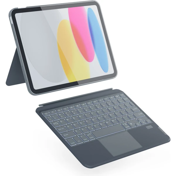 Epico pouzdro s podsvícenou klávesnicí pro Apple iPad Pro 11" (M4) - čeština - šedá - Pouzdra s klávesnicí - Obrázek GA45000O01