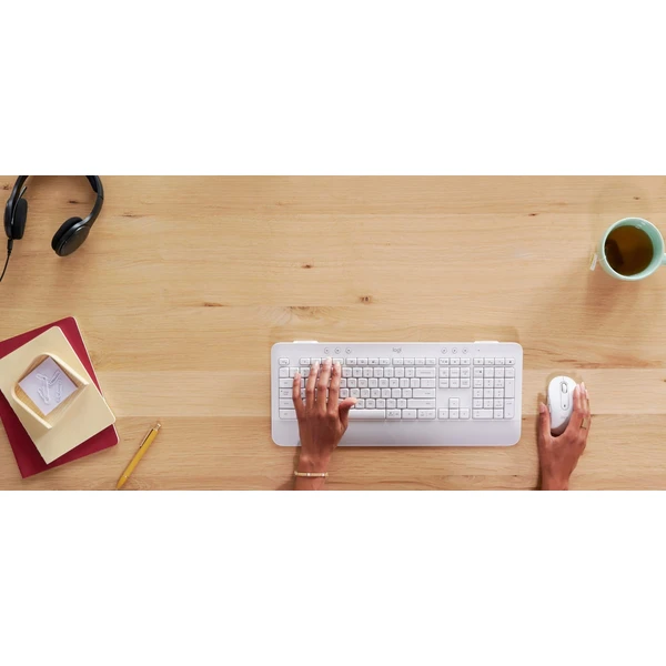 Logitech Signature MK650 for Business CZ/SK offwhite BOLT - Klávesnice - Obrázek GAAH100501