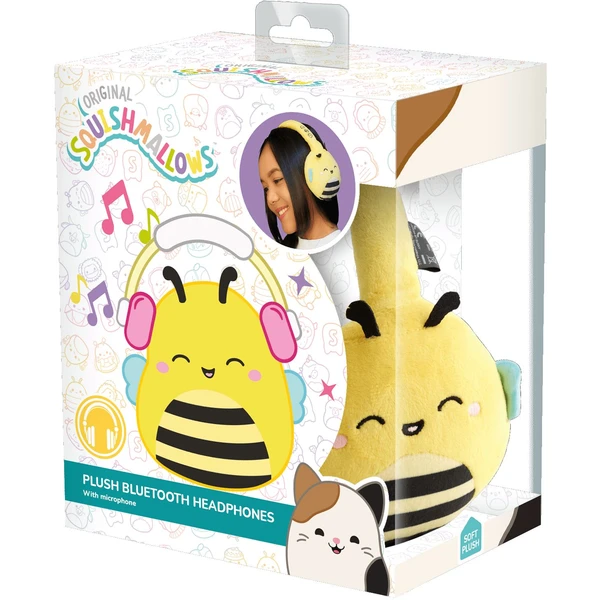 Lazerbuilt bezdrátová sluchátka Squishmallows - Sunny (plyšová) - Sluchátka - Obrázek GABG000K01