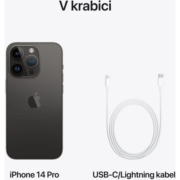 Apple iPhone 14 Pro 128GB vesmírně černý - Mobilní telefony - Obrázek GALG300401