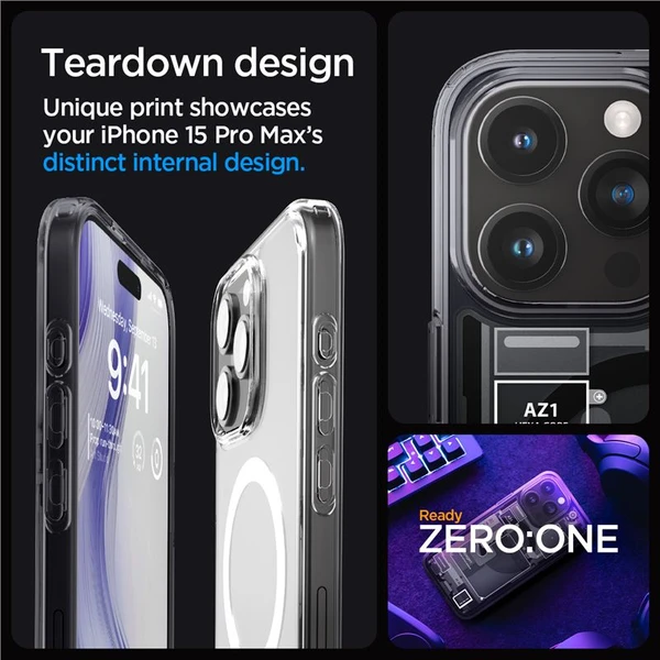 Spigen Ultra Hybrid MagFit kryt iPhone 15 Pro Max zero one - Pouzdra - Obrázek GAS8000601