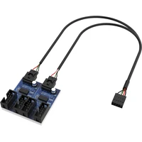 Akasa USB 2.0 interní HUB 1-4 - USB huby