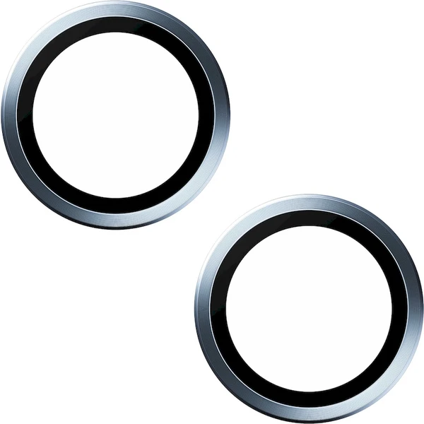 PanzerGlass HoOps ochranné kroužky Apple iPhone 15/15 Plus - modrý hliník - Ochranné folie a skla - Obrázek GBD1000O01