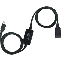 PremiumCord USB-A/USB-A prodlužovací kabel 10m černý - Kabely a redukce