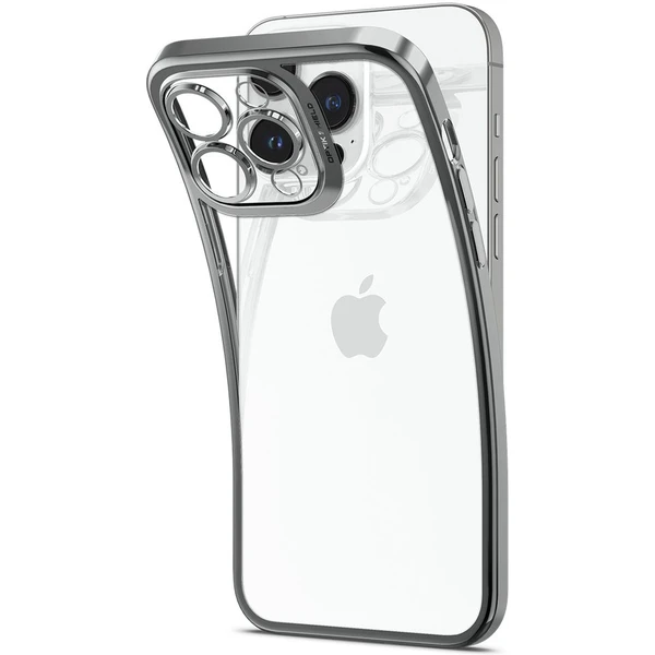 Spigen Optik Crystal kryt iPhone 14 Pro chrom/šedé - Pouzdra - Obrázek GE79700301