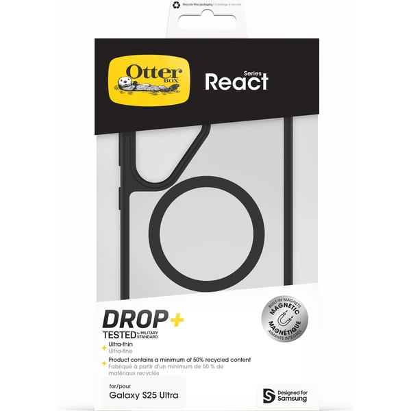 Samsung React Magnet Case kryt s magnetickým úchytem Galaxy S25 Ultra čirý - Pouzdra - Obrázek GECC000J01
