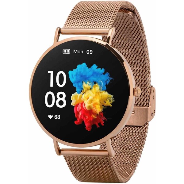Garett Smartwatch Verona zlatá, ocel Zlatá