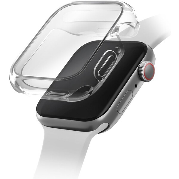 UNIQ Garde Hybrid TPU+PC pouzdro Apple Watch (45mm) čiré