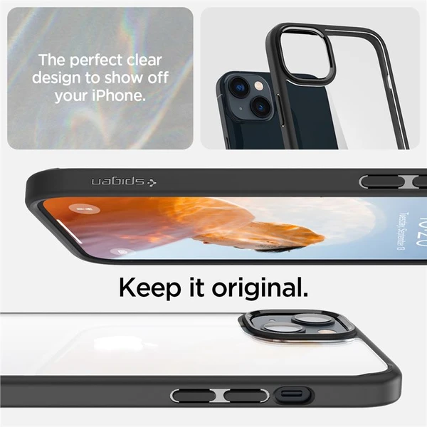Spigen Ultra Hybrid kryt iPhone 14 černý - Pouzdra - Obrázek GF0H300401
