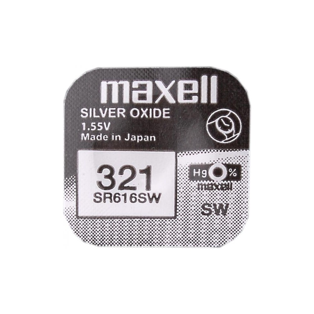 Maxell nenabíjecí knoflíková baterie 321 Silver Oxide 1ks
