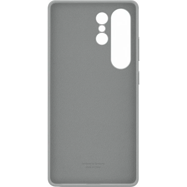 Samsung Kindsuit Case kryt z veganské kůže Galaxy S25 Ultra šedý - Pouzdra - Obrázek GFCC000J01