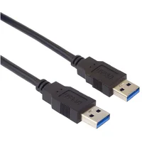 PremiumCord kabel USB 3.0 A male - USB 3.0 A male  5Gbps 5m černý - Kabely