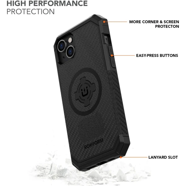 Rokform Rugged Case ochranné pouzdro pro Apple iPhone 14 Plus černé - Pouzdra - Obrázek GFMH100501