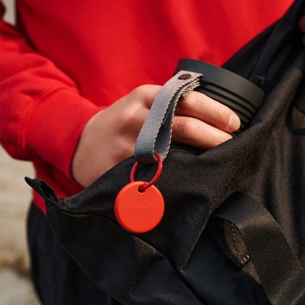 Chipolo POP Bluetooth lokátor červený - Lokátory - Obrázek GGIE000O01