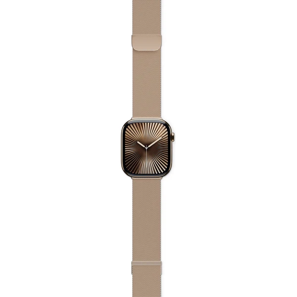 Epico Watch Strap milánský tah 42/44/45/46/49mm zlatý - Řemínky - Obrázek GGJL000K01