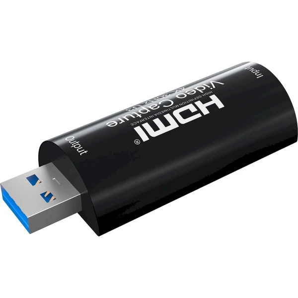 PremiumCord HDMI capture/grabber USB-A černý - Záznamová zařízení - Obrázek GH8L000K01