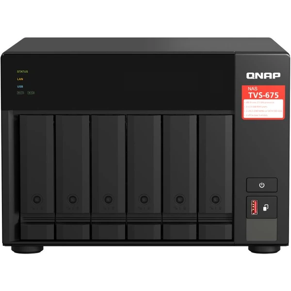 QNAP TVS-675 NAS server - NAS servery - Obrázek GHUI000K01