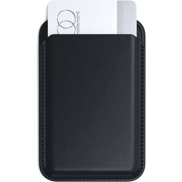 Satechi MagSafe stojánek/peněženka z veganské kůže pro iPhone 12/13/14/15 - všechny modely černá - Stojánky - Obrázek GI00000J01