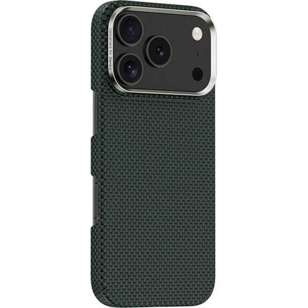 Benks ArmorTint Kevlar MagSafe kryt iPhone 17 Pro Max PolarLight Green