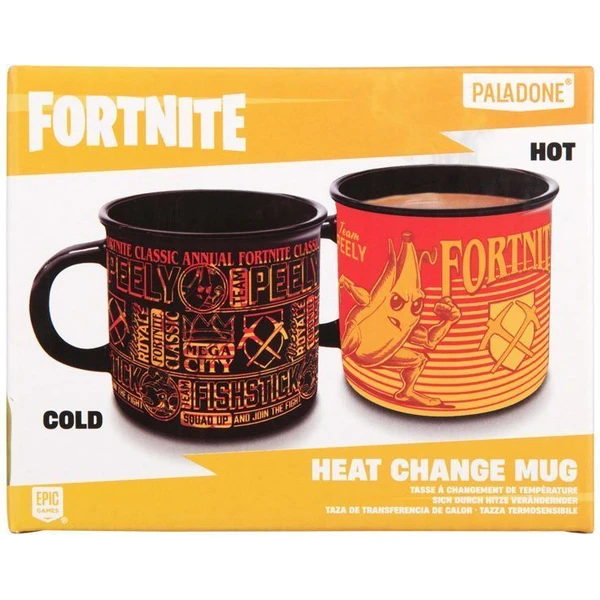 Hrnek Fortnite - Fishstick (měnící se motiv) 350 ml - Hrnky - Obrázek GJHE000K01