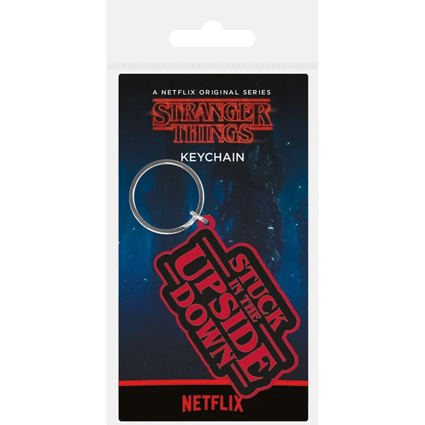 Klíčenka gumová Stranger Things (Stuck in The Upside Down) - Klíčenky - Obrázek GJUJ100201