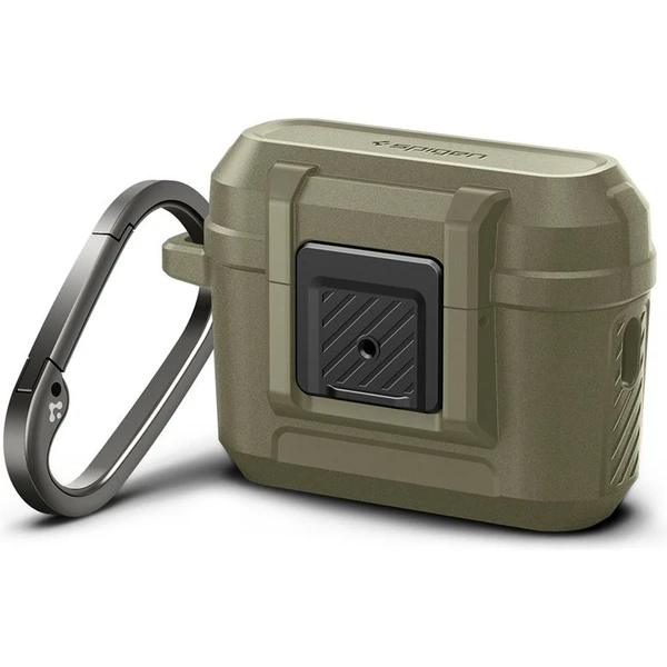 Spigen Lock Fit odolné pouzdro Apple AirPods Pro 2 gen. vintage khaki - Pouzdra - Obrázek GKK0000N01