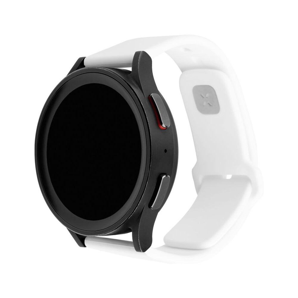 FIXED set silikonových řemínků s Quick Release 20mm pro smartwatch bílý