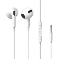 Baseus Encok H17 3,5mm sluchátka s mikrofonem bílá - Sluchátka