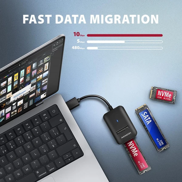 AXAGON ADM2-AM externí box - Externí boxy - Obrázek GL9M000K01