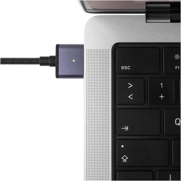 FIXED USB-C/MagSafe 3 napájecí kabel 140W 2m šedý - Kabely a redukce - Obrázek GLI1000O01