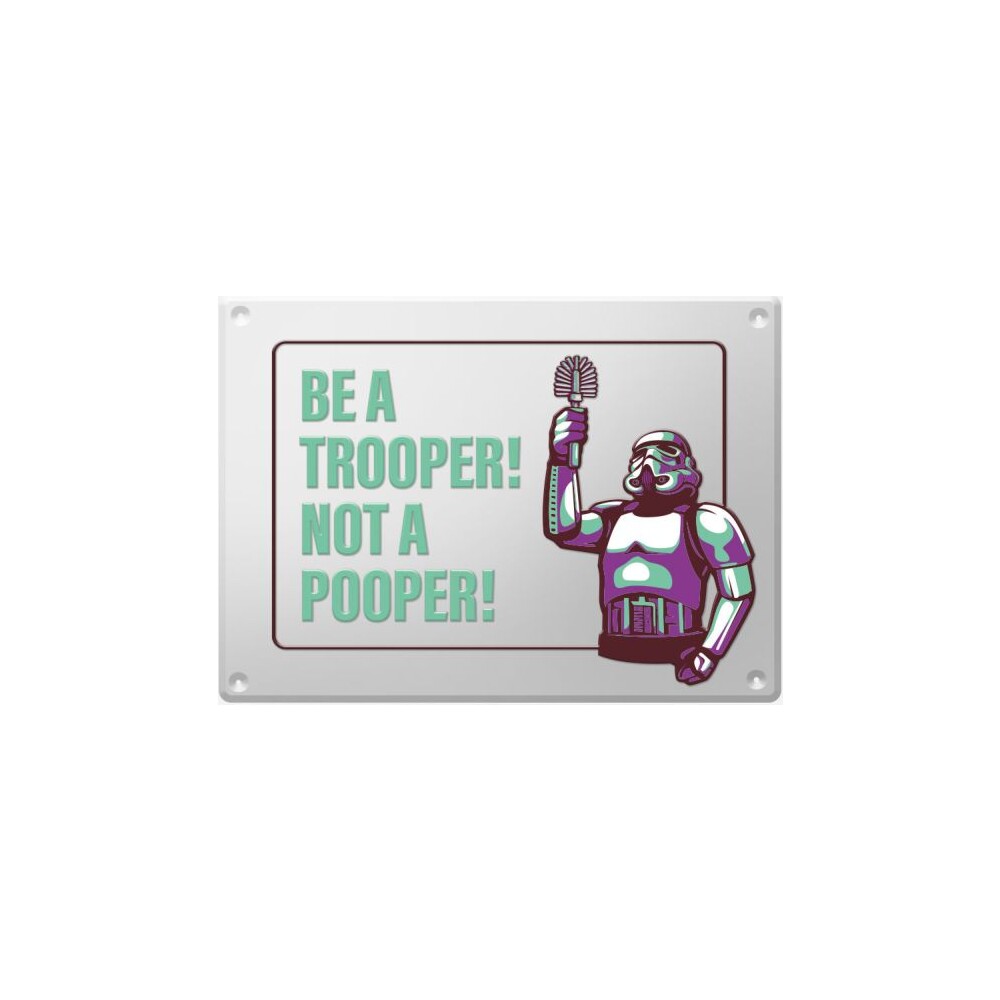Kovová značka Original Stormtrooper - Stormpooper