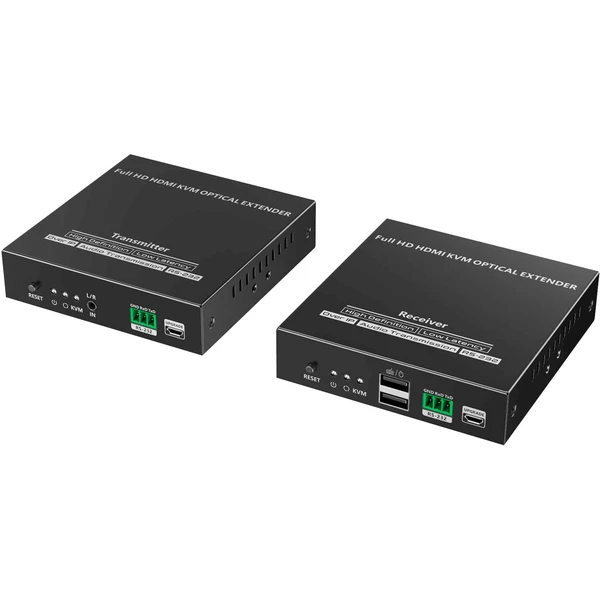 PremiumCord Optický HDMI KVM extender FULL HD 1080p až na 40km - Ostatní - Obrázek GLNF000K01