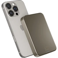 iWant Qi2 MagSafe hliníková powerbanka 10 000 mAh titanová - Powerbanky
