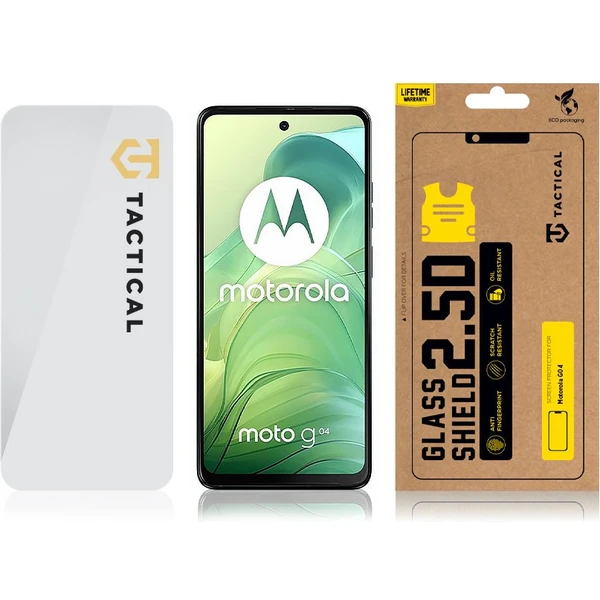 Tactical Glass Shield 2.5D sklo pro Motorola G04 čiré - Ochranné folie a skla - Obrázek GN32000O01