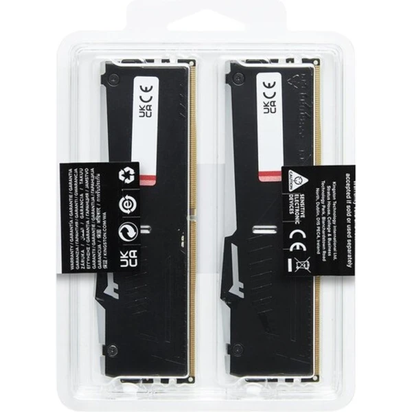 Kingston FURY Beast Black RGB DDR5 32GB 6000MT/s CL30 DIMM (2x16GB) EXPO/XMP - Operační paměti - Obrázek GN40000J01